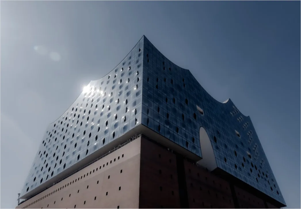Detail Elbphilharmonie Hamburg Außenansicht Moderne Architektur Number 20