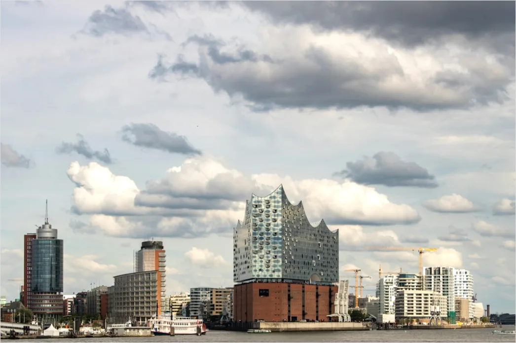 Detail Elbphilharmonie Hamburg Außenansicht Moderne Architektur Number 8