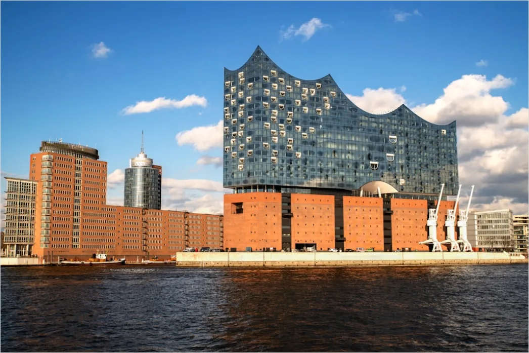 Detail Elbphilharmonie Hamburg Außenansicht Moderne Architektur Number 10