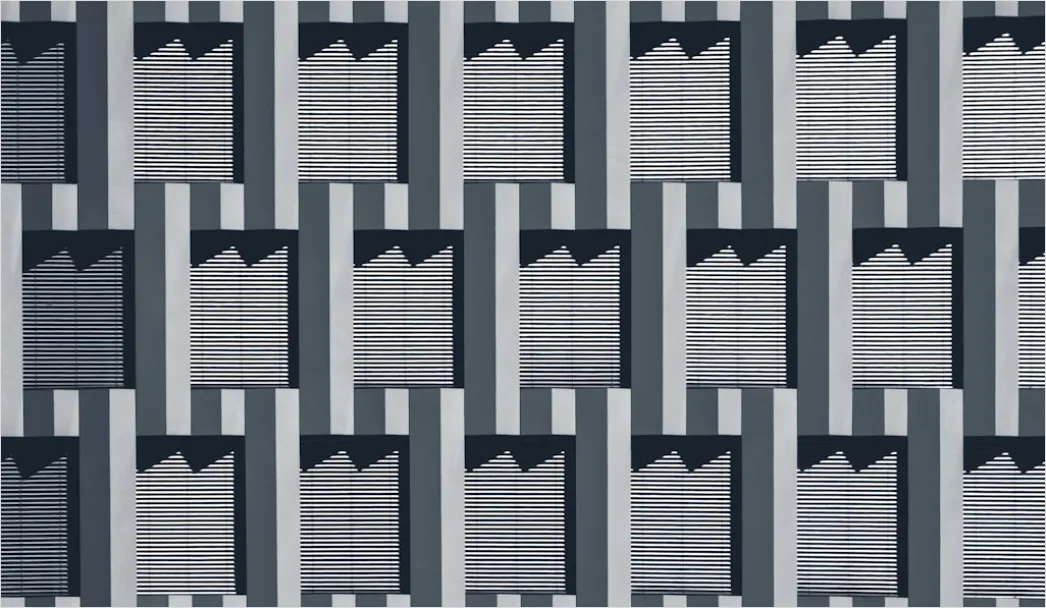 Detail Fassade Fensterreihen Hintergrund Repetitives Muster Number 12