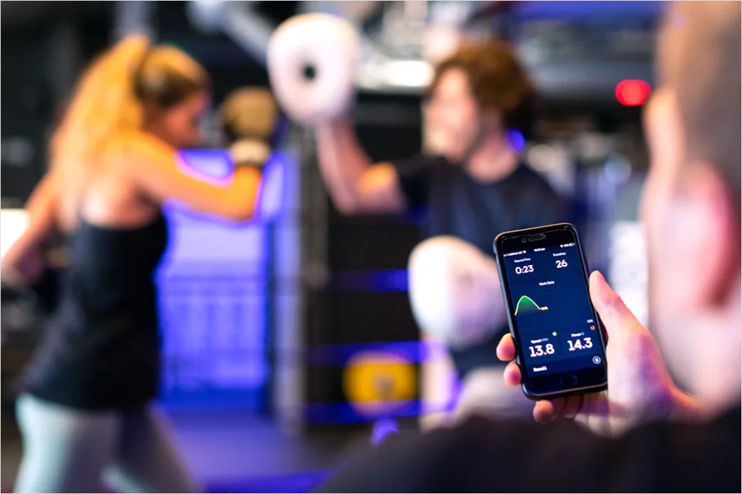 Fitness App Auf Smartphone Zuhause Foto D8d6