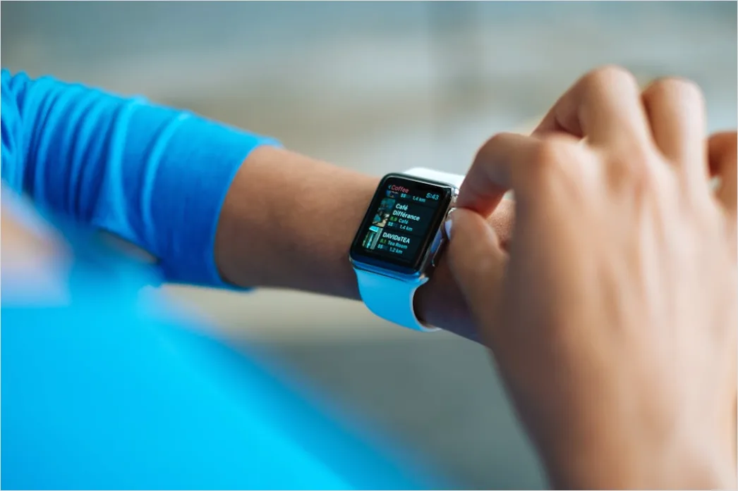 Detail Fitness Tracker Smartwatch Nahaufnahme Foto Number 10