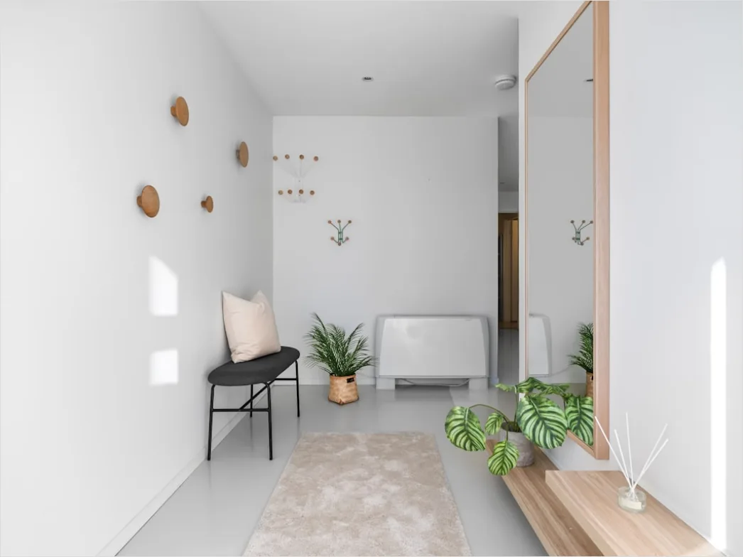 Detail Flur Minimalistisch Tageslicht Clean Design Number 2