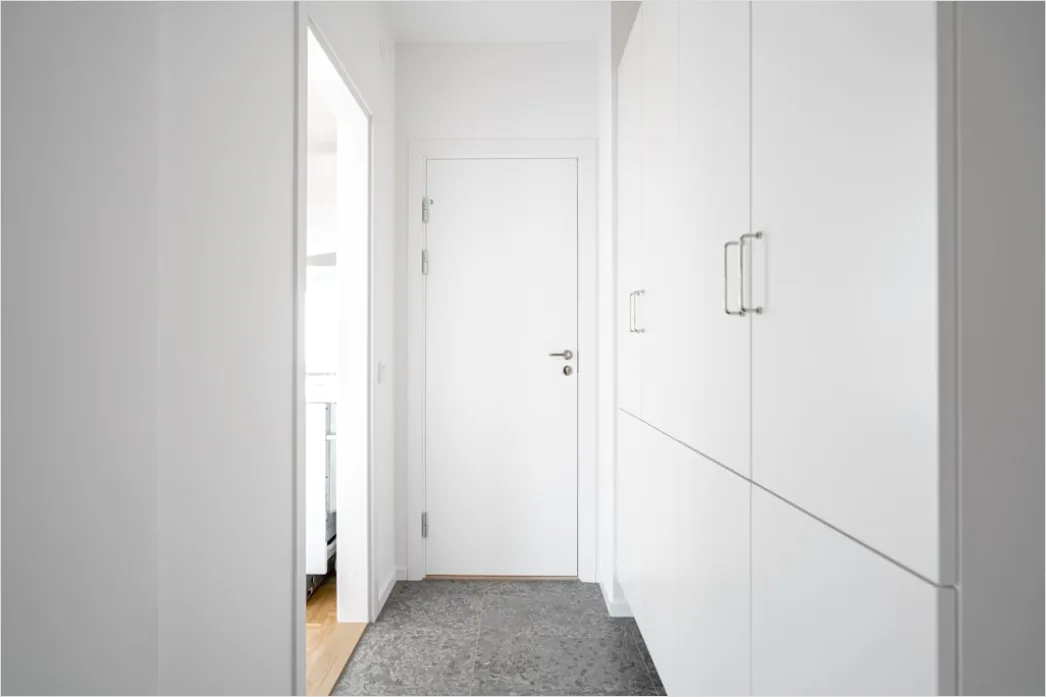 Detail Flur Minimalistisch Tageslicht Clean Design Number 13