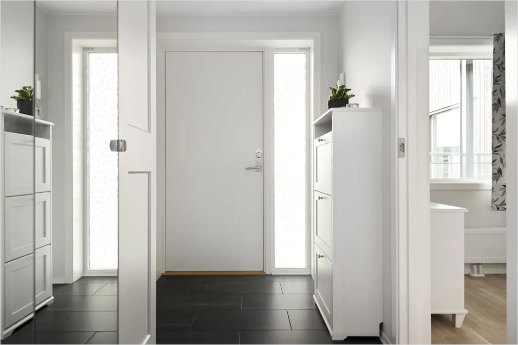 Detail Flur Minimalistisch Tageslicht Clean Design Number 4