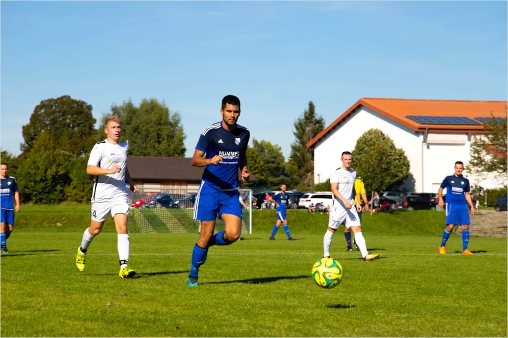 Detail Fußball Spielszene Zweikampf Foto Action Number 2