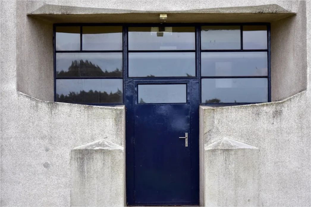 Detail Haus Eingangstür Modern Vordach Detailaufnahme Number 16