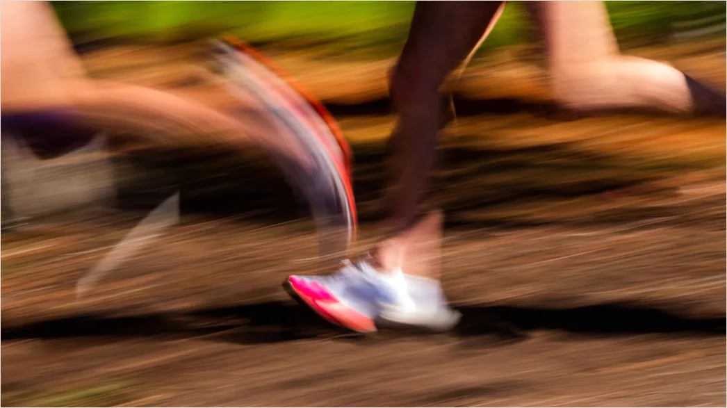 Detail Intervalltraining Laufen Sprint Foto Bewegungsunschärfe Number 15
