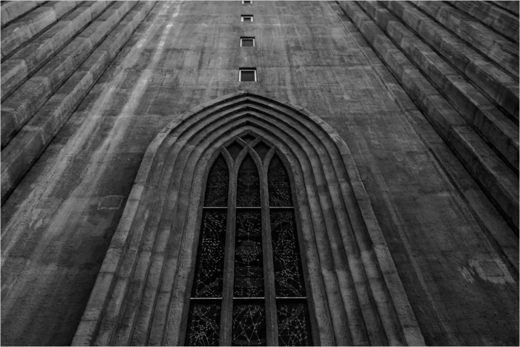 Detail Kathedrale Außenansicht Gotik Spitzen Dramatisch Number 20