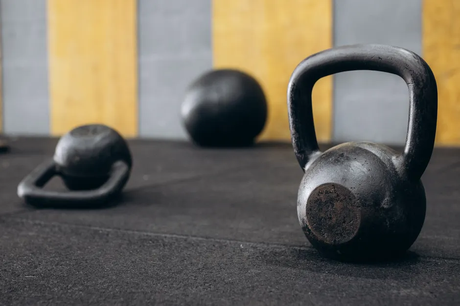 Detail Kettlebell Auf Betonboden Foto Minimal Number 15