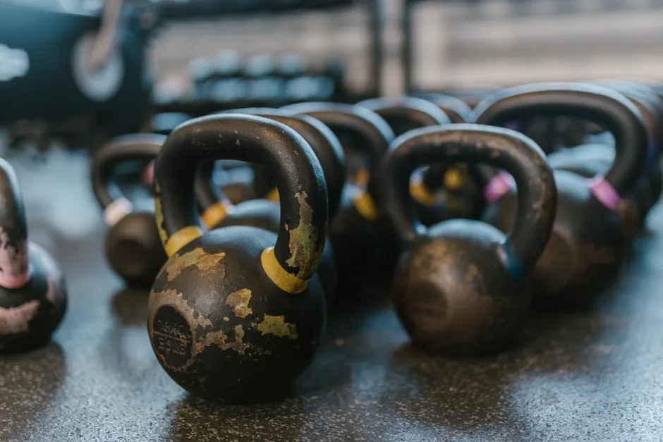 Detail Kettlebell Auf Betonboden Foto Minimal Number 7