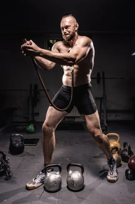 Detail Kettlebell Swing Foto Bewegung Number 13