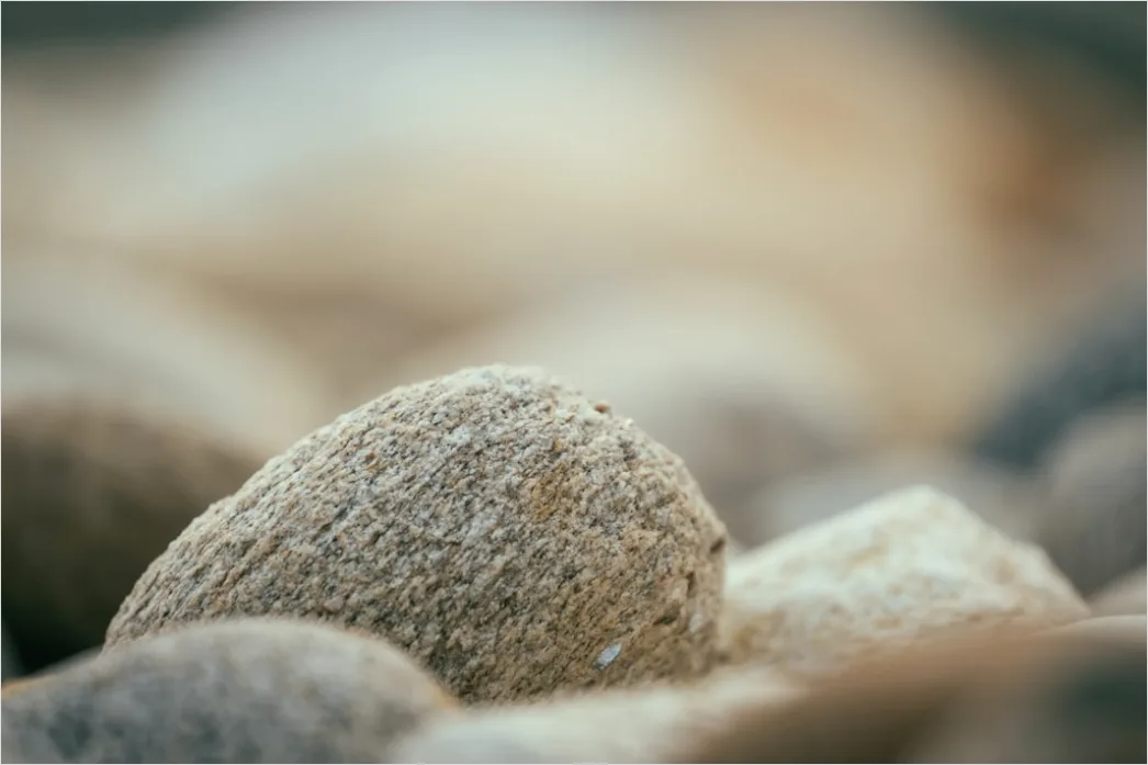 Detail Kieselsteine Nass Makro Nahaufnahme Number 17