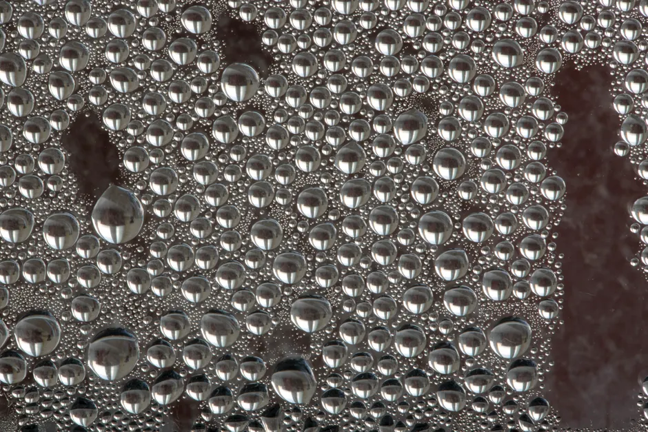 Detail Kondenswasser Auf Flasche Makro Nahaufnahme Number 11