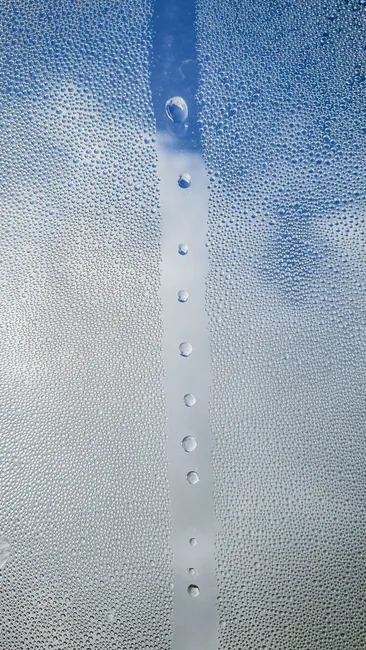 Detail Kondenswasser Auf Flasche Makro Nahaufnahme Number 16