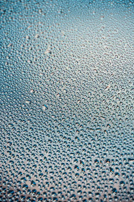 Detail Kondenswasser Auf Flasche Makro Nahaufnahme Number 6