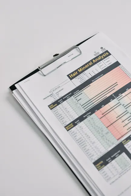 Detail Labor Notizen Und Diagramme Auf Klemmbrett Number 9