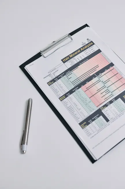 Detail Labor Notizen Und Diagramme Auf Klemmbrett Number 10