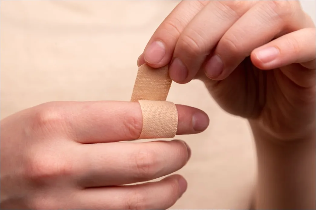 Laufverletzung Knoechel Bandage Foto Ccda