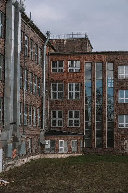 Detail Loftgebäude Außen Industrie Look Fensterfront Number 20