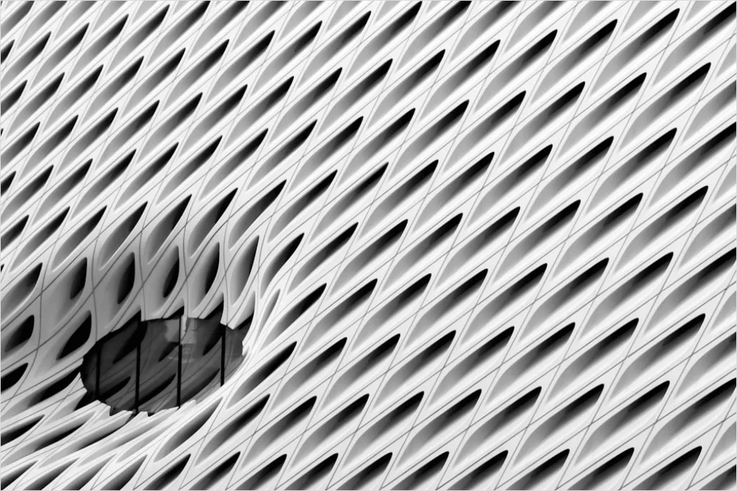 Detail Metallfassade Perforiert Muster Modern Architektur Number 9
