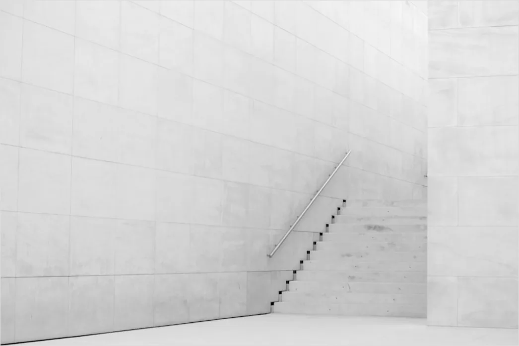 Detail Minimalistische Architektur Hintergrund Weiß Grau Clean Number 2