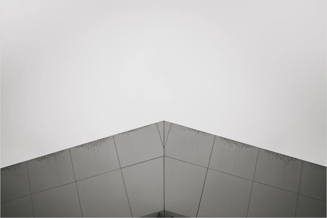 Detail Minimalistische Architektur Hintergrund Weiß Grau Clean Number 17