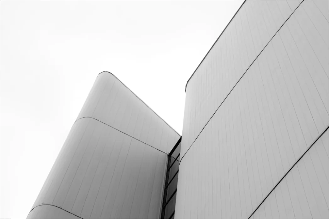 Detail Minimalistische Architektur Hintergrund Weiß Grau Clean Number 5
