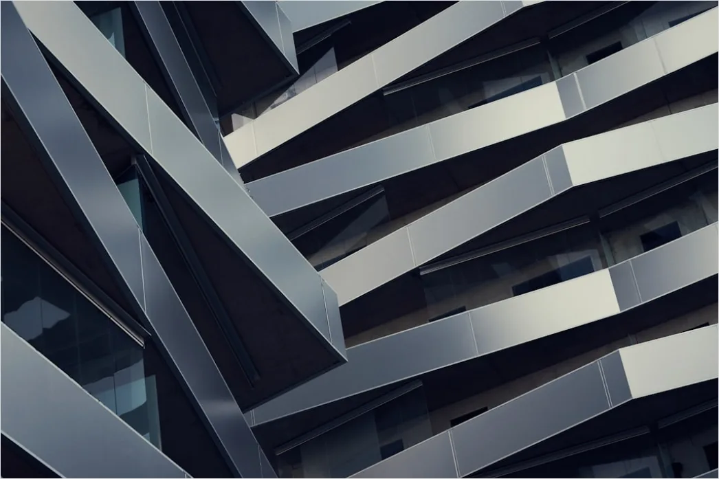 Moderne Architektur Abstrakt Geometrisch Hintergrund 31ee