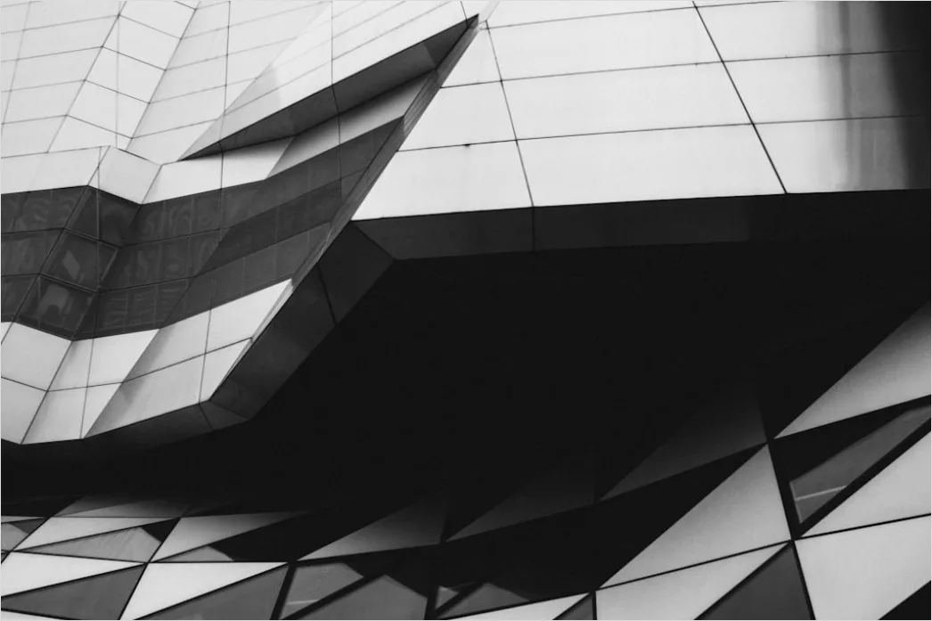 Detail Moderne Architektur Abstrakt Geometrisch Hintergrund Number 16