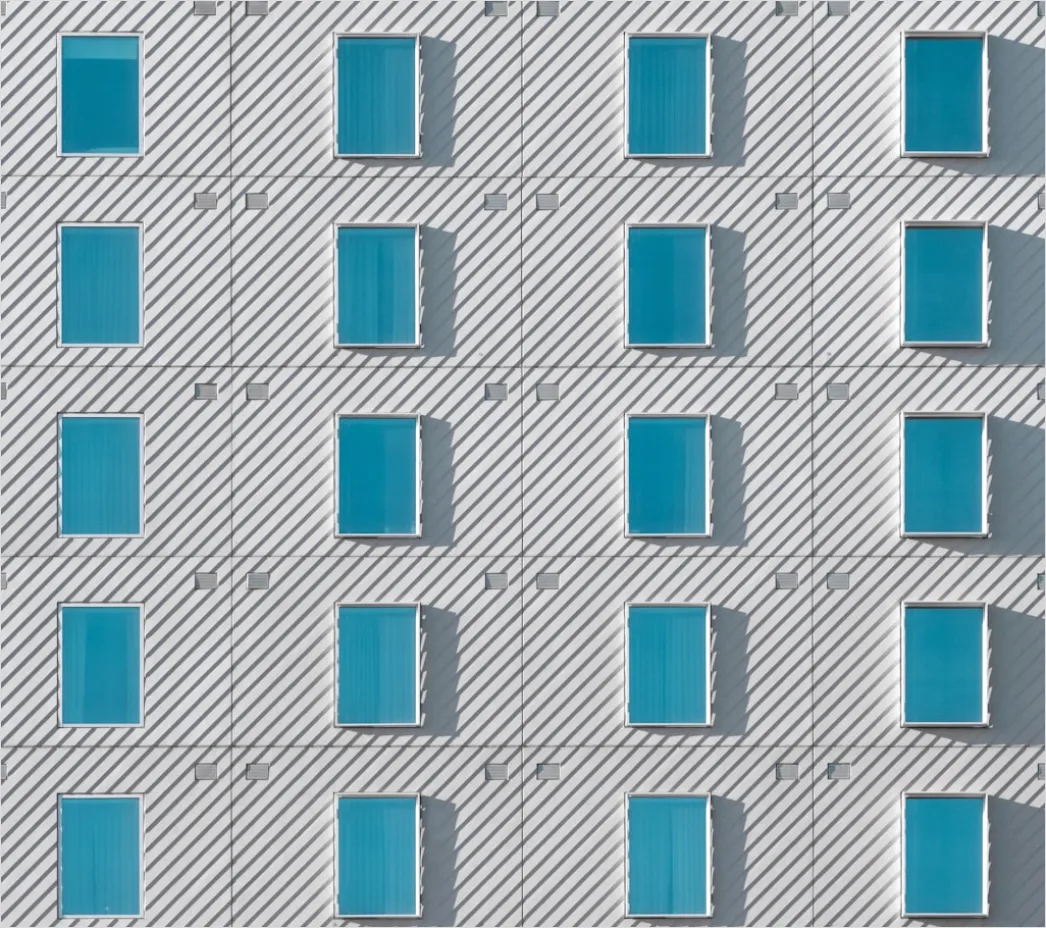 Detail Moderne Fassade Abstrakt Muster Repetitiv Number 18