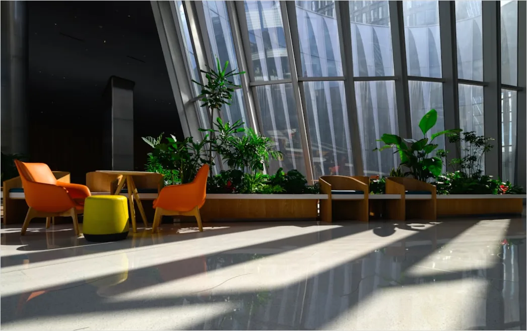 Detail Moderne Lobby Clean Design Hintergrund Copy Space Number 11