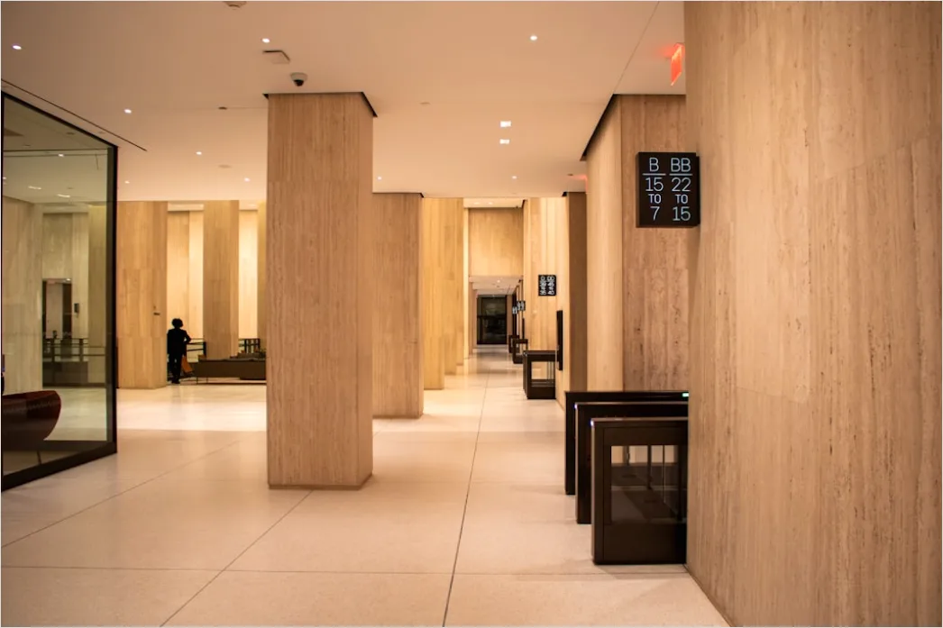 Detail Moderne Lobby Clean Design Hintergrund Copy Space Number 12