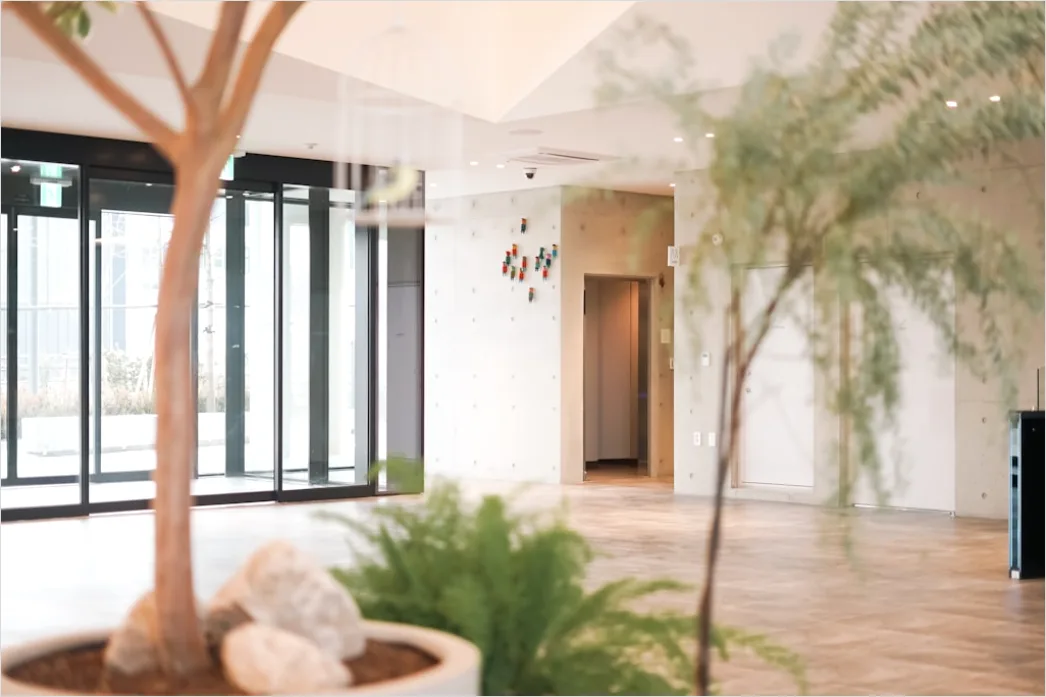 Detail Moderne Lobby Clean Design Hintergrund Copy Space Number 9