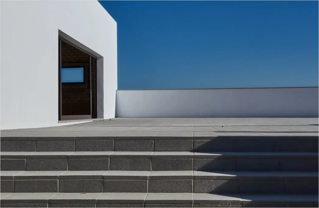 Moderne Treppenanlage Beton Minimalistisch Perspektive 638a