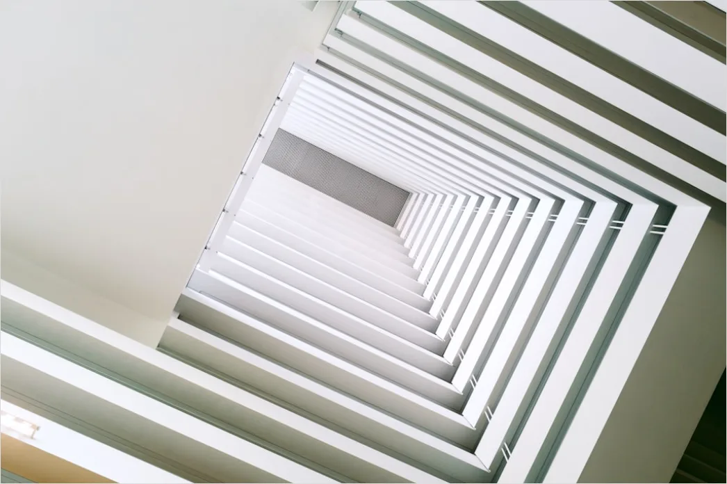 Detail Modernes Treppenhaus Symmetrie Linien Perspektive Number 14