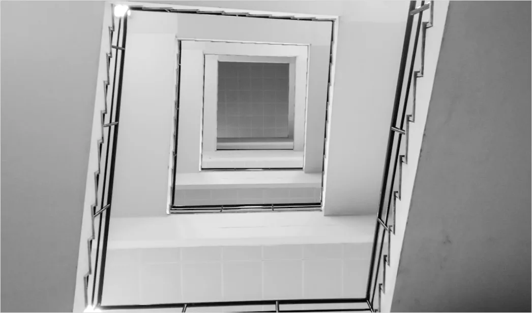 Detail Modernes Treppenhaus Symmetrie Linien Perspektive Number 16