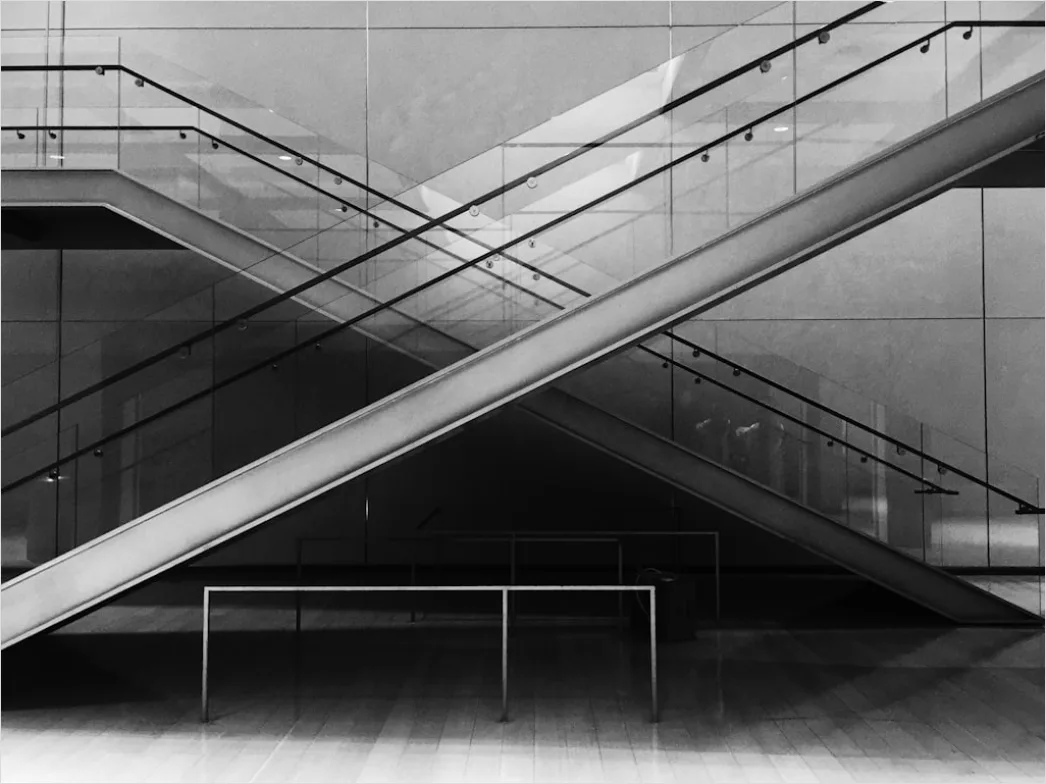 Detail Modernes Treppenhaus Symmetrie Linien Perspektive Number 18