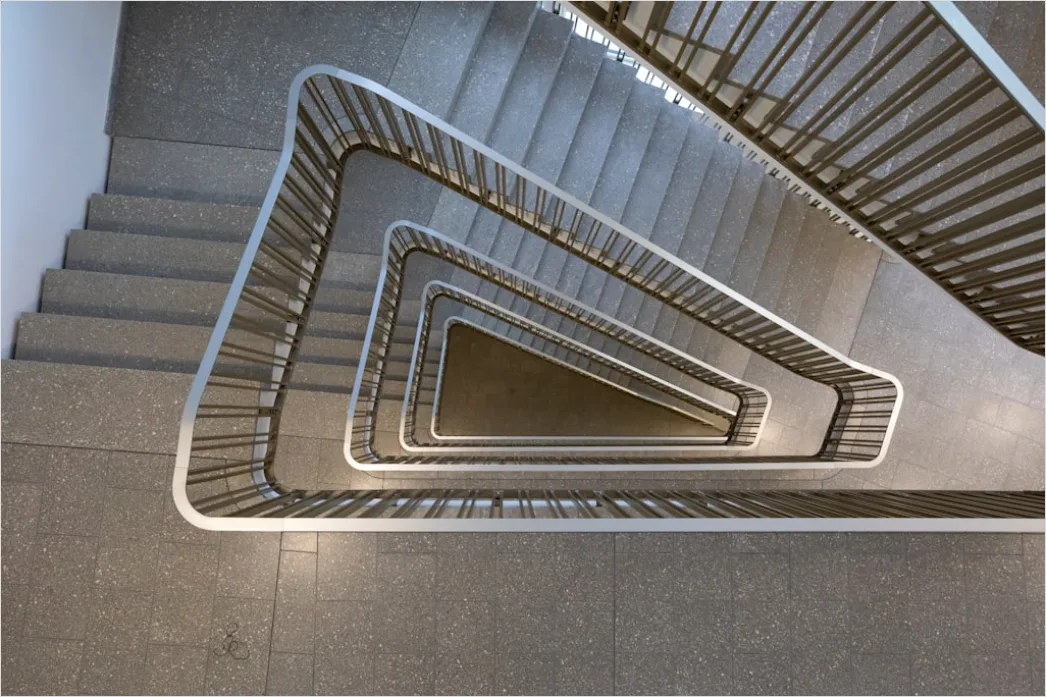 Detail Modernes Treppenhaus Symmetrie Linien Perspektive Number 20
