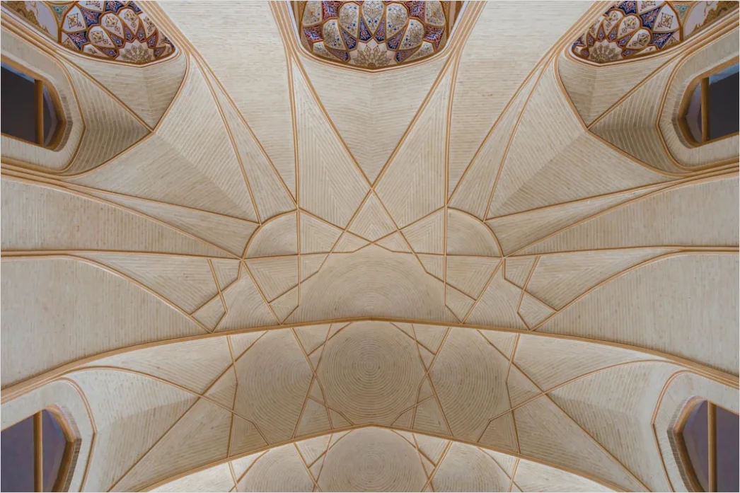 Detail Moschee Innenraum Kuppel Muster Detailreich Number 11