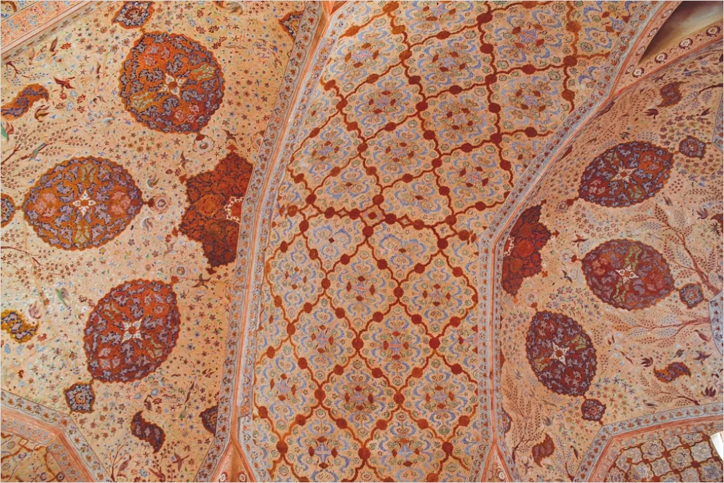 Detail Moschee Innenraum Kuppel Muster Detailreich Number 13