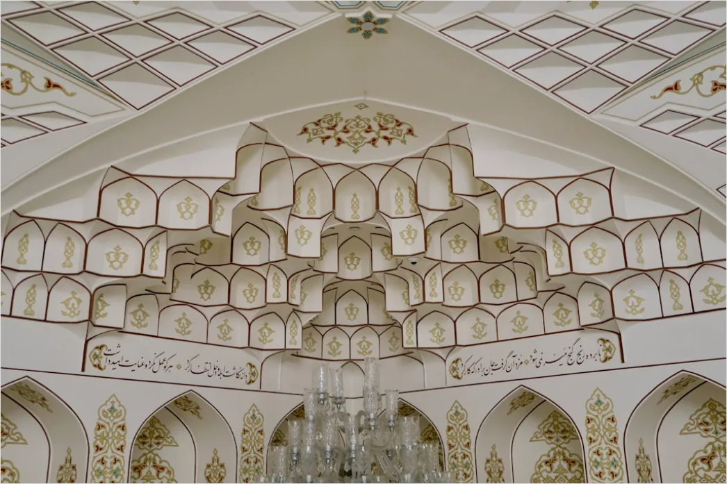 Detail Moschee Innenraum Kuppel Muster Detailreich Number 15