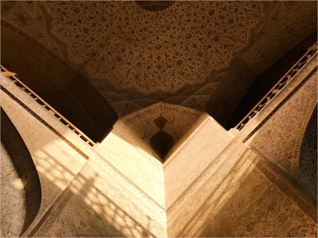 Detail Moschee Innenraum Kuppel Muster Detailreich Number 9