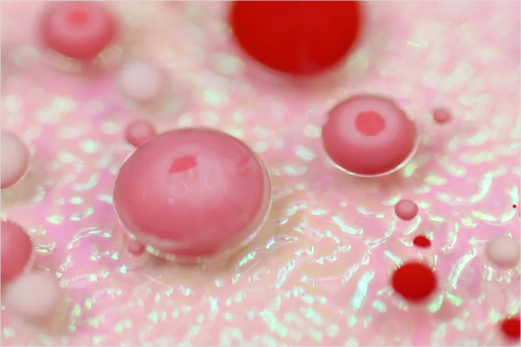 Detail Nagellack Tropfen Makro Nahaufnahme Number 18