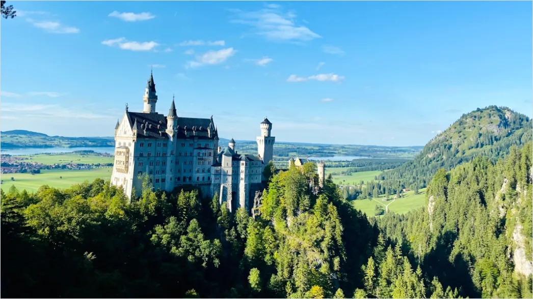 Detail Neuschwanstein Schloss Panorama Bayern Märchenhaft Number 2