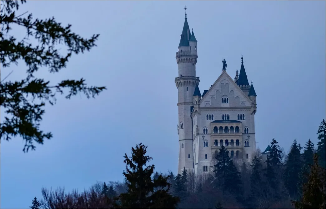 Detail Neuschwanstein Schloss Panorama Bayern Märchenhaft Number 13