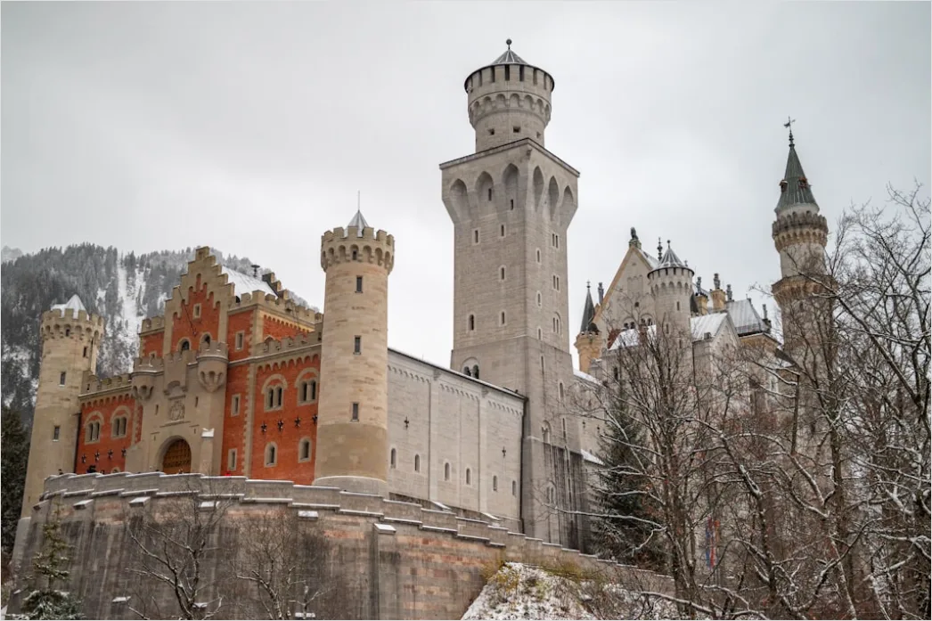 Detail Neuschwanstein Schloss Panorama Bayern Märchenhaft Number 14