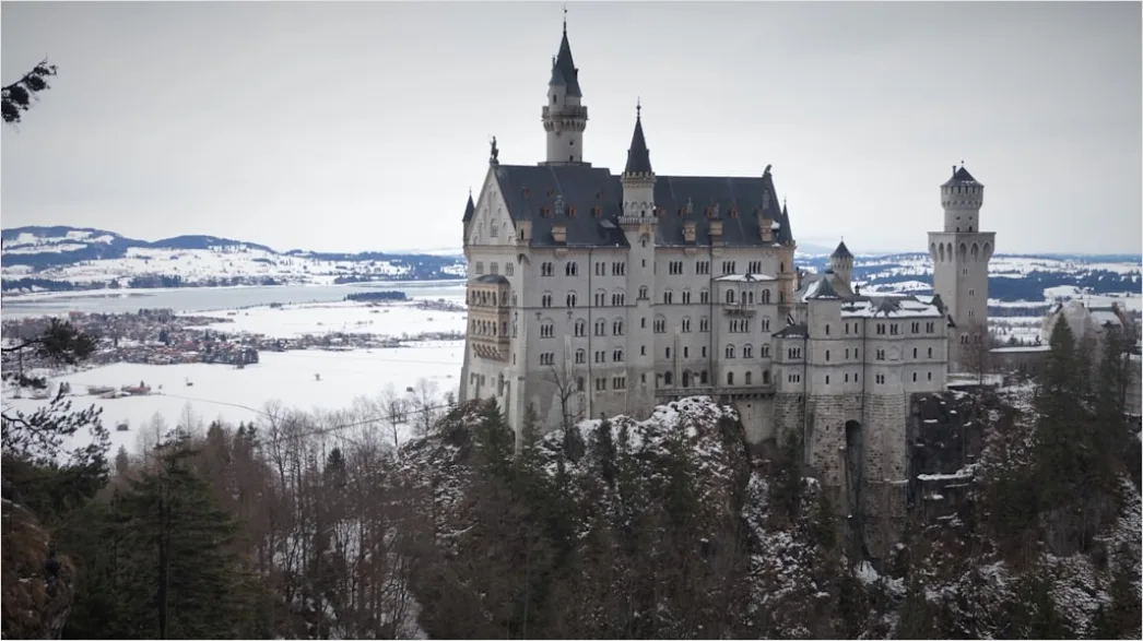 Detail Neuschwanstein Schloss Panorama Bayern Märchenhaft Number 15