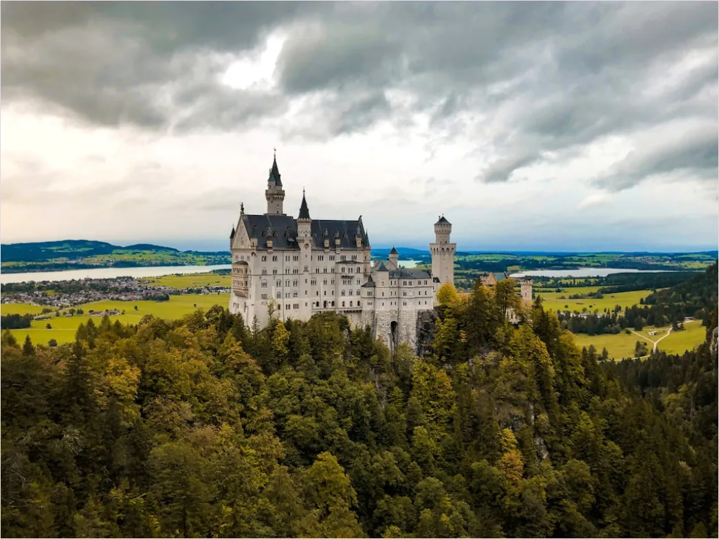 Detail Neuschwanstein Schloss Panorama Bayern Märchenhaft Number 16