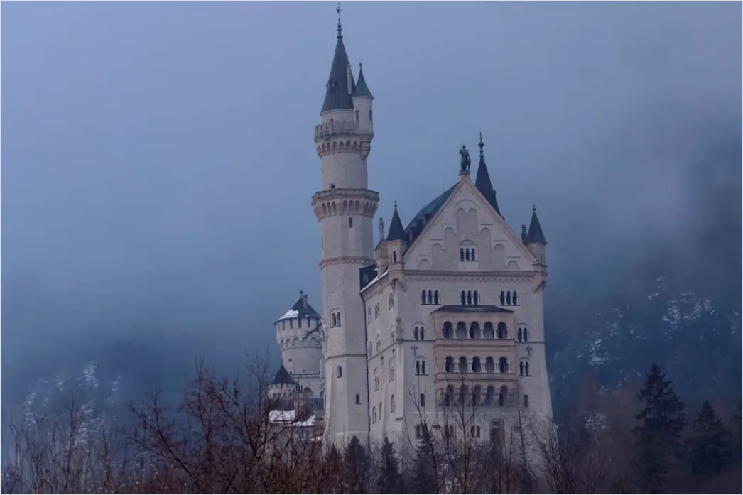Detail Neuschwanstein Schloss Panorama Bayern Märchenhaft Number 18